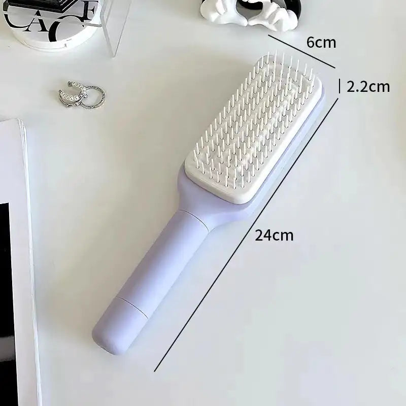 4 in 1 Self-Cleaning Anti-Static Hairbrush